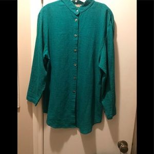 Turquoise a 4 piece suit w/ pant & long skirt